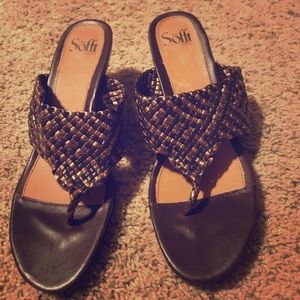 Ladies size 10 Sofft Sandals. Brand new.
